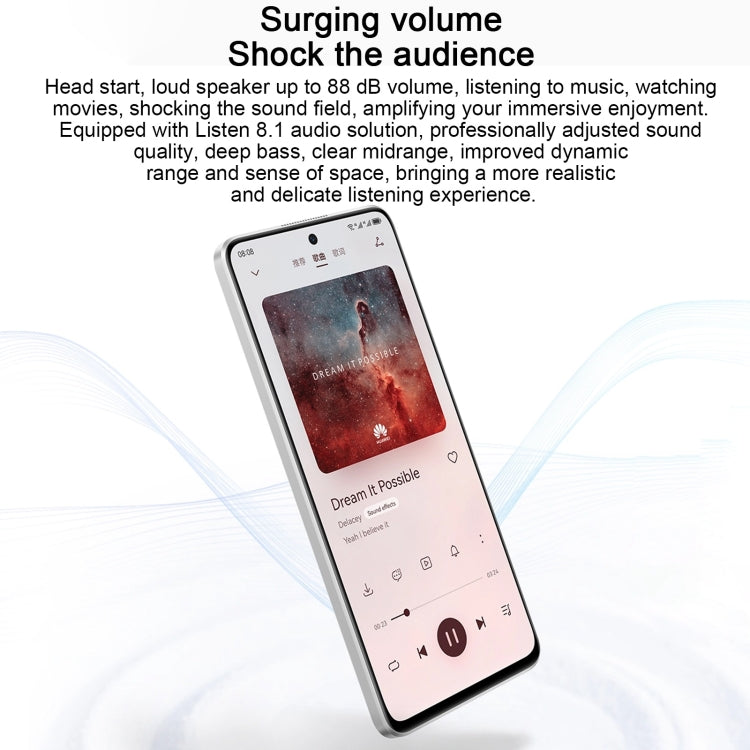 Huawei Enjoy 60 Pro 256GB MAO-AL00, China Version, Dual Back Cameras, Side Fingerprint Identification, 5000mAh Battery, 6.8 inch HarmonyOS 3.0 Qualcomm Snapdragon 680 Octa Core, Network: 4G, OTG, Not Support Google Play (Black)