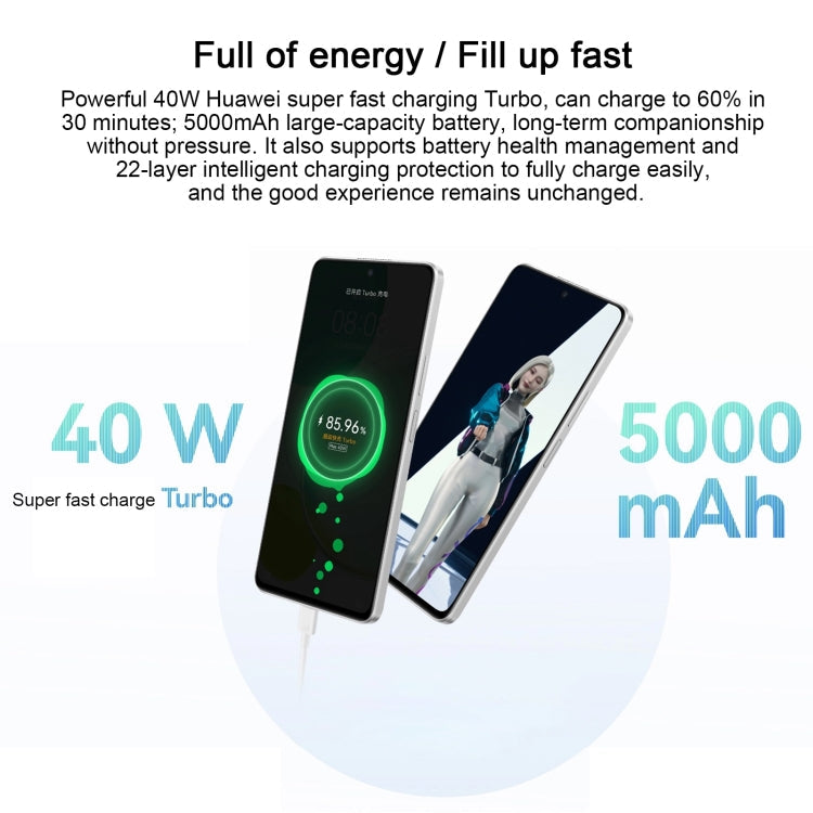 Huawei Enjoy 60 Pro 256GB MAO-AL00, China Version, Dual Back Cameras, Side Fingerprint Identification, 5000mAh Battery, 6.8 inch HarmonyOS 3.0 Qualcomm Snapdragon 680 Octa Core, Network: 4G, OTG, Not Support Google Play (Black)