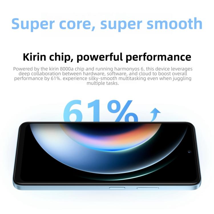 HUAWEI Enjoy 90, 8GB+256GB, Side Fingerprint, 6.67 inch HarmonyOS 6.0 Kirin 8000A, OTG, Not Support Google Play(Black)