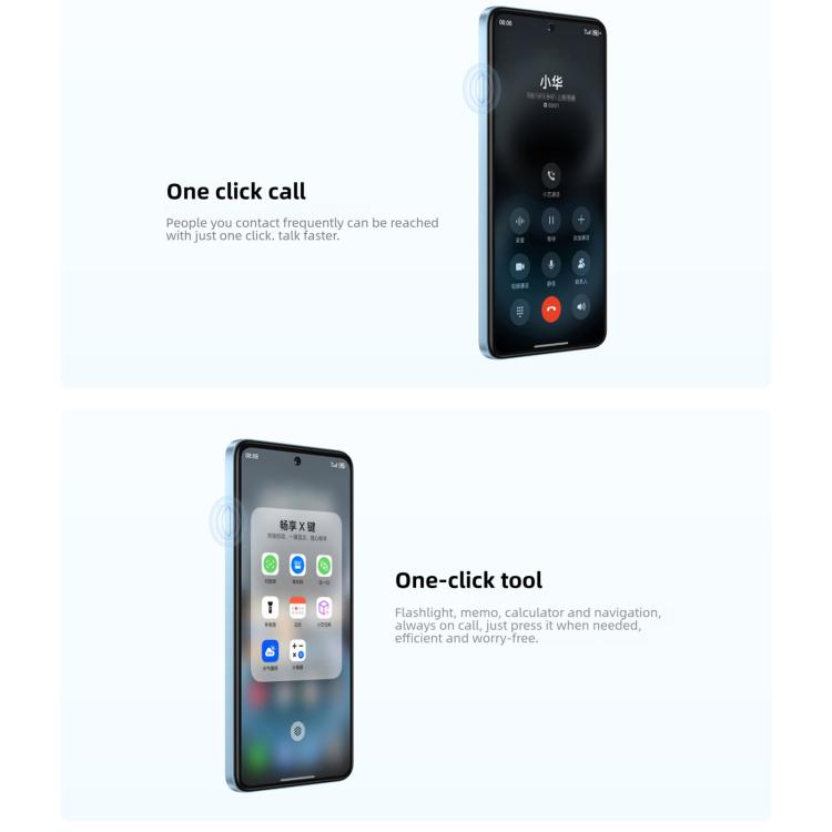 HUAWEI Enjoy 90 Plus, 8GB+128GB, Side Fingerprint, 6.67 inch HarmonyOS 6.0 Kinrin 8000, OTG, Not Support Google Play (Blue)