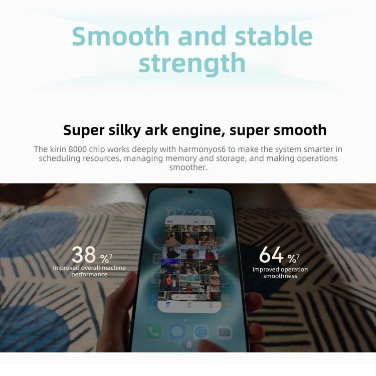 HUAWEI Enjoy 90 Pro Max, 8GB+256GB, Side Fingerprint, 6.84 inch HarmonyOS 6.0 Kirin 8000, OTG, Not Support Google Play (White)