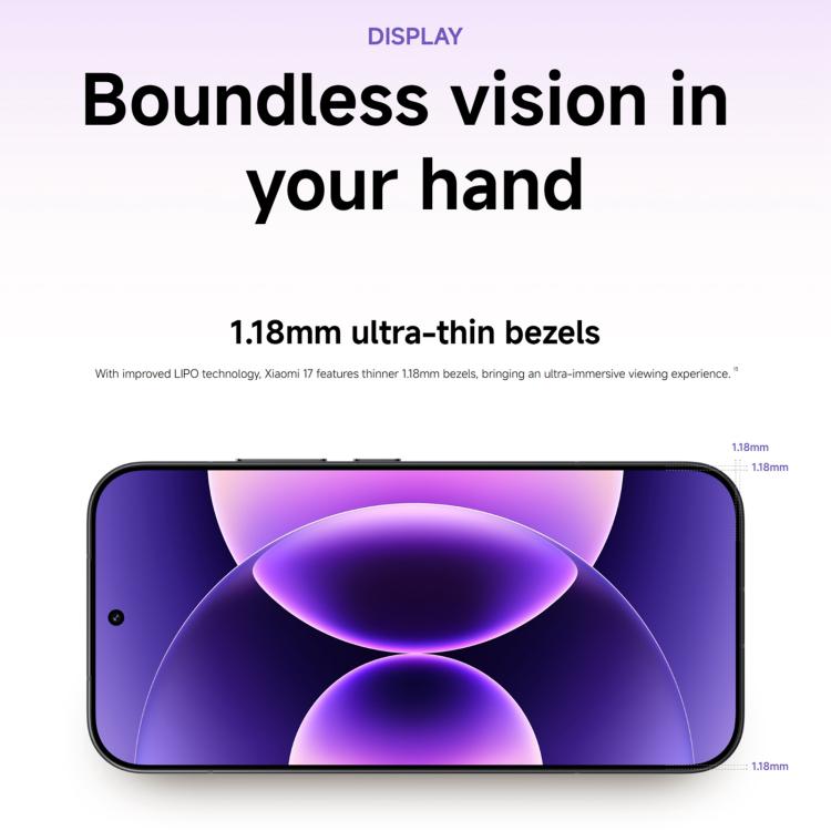 Xiaomi 17 Global, 12GB+256GB, Ultrasonic Fingerprint, 6.3 inch Xiaomi HyperOS 3 Snapdragon 8 Elite Gen 5 Octa Core, NFC, Network: 5G (Blue)