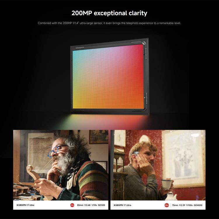 [HK Warehouse] Xiaomi 17 Ultra Global, 16GB+512GB, Ultrasonic Fingerprint, 6.9 inch Xiaomi HyperOS 3 Snapdragon 8 Elite Gen 5 Octa Core, NFC, Network: 5G (White)