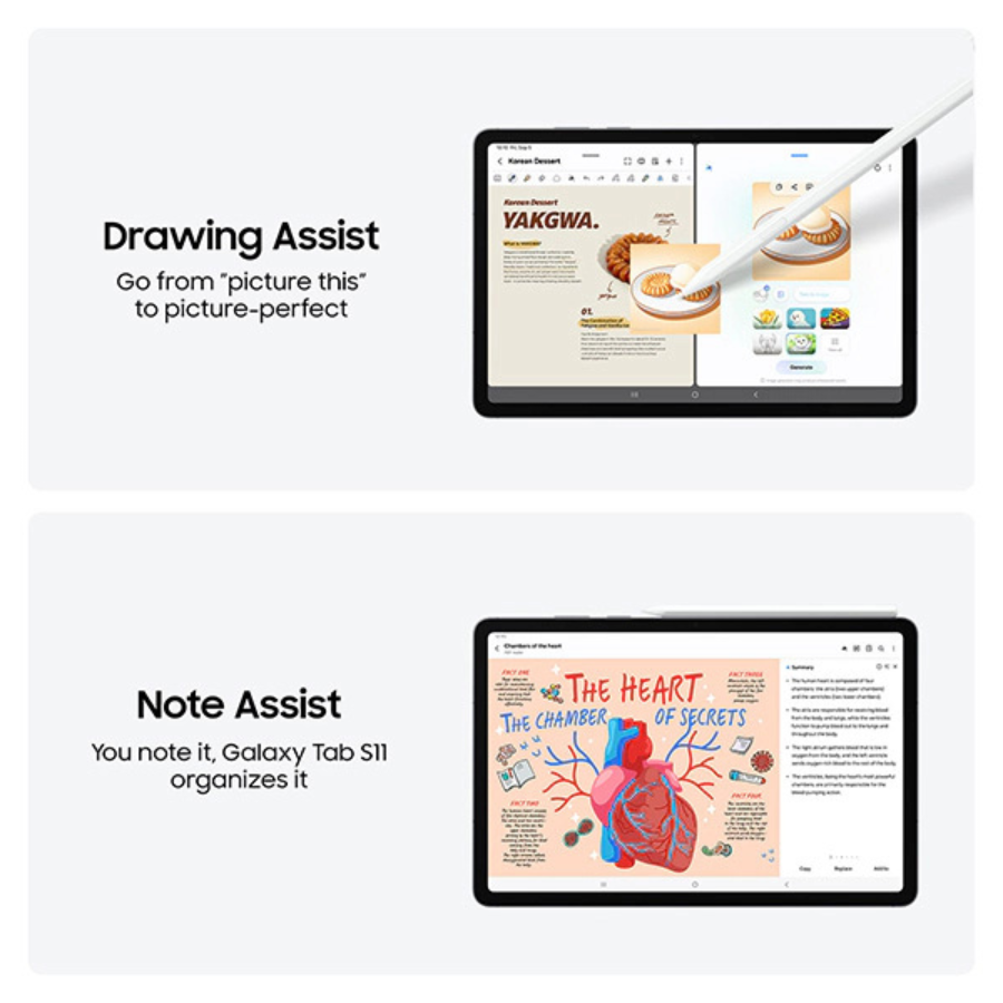 Samsung Galaxy Tab S11 (SM-X730N) 256GB/12GB RAM (USA Version) (Wi-Fi Only) Gray (New)