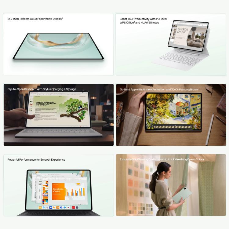 HUAWEI MatePad Pro 12.2 inch 2025 WiFi, 12GB+512GB, HarmonyOS 5.0 Hisilicon Kirin 9020A, Not Support Google Play (Phantom Purple)