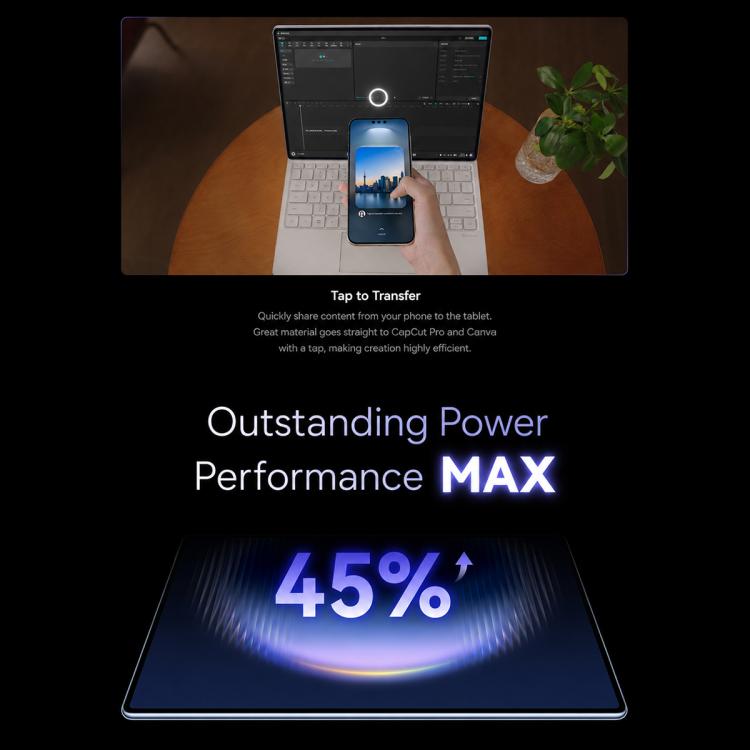 HUAWEI MatePad Pro Max 13.2 inch Soft Light Edition WiFi, 12GB+512GB, HarmonyOS 6.1 Hisilicon Kirin T93 Pro, Not Support Google Play (Blue)